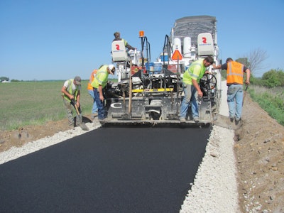 LL Pelling, located in North Liberty, IA, paved Linn County Conservation’s 7 mile, 10-foot wide bike path.