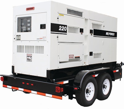 Multiquip's four new generator models are powered by EPA-compliant Tier 4i engines equipped with a diesel particulate filter to trap particulate matter from the engine exhaust.