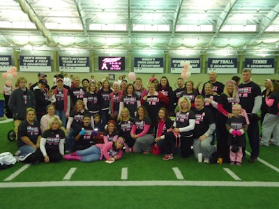 Paladin Attachments Making Strides Against Breast Cancer team.