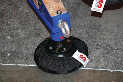The latest product introduction from TireSocks is OutriggerSocks, which fit over the end of outriggers to protect finished flooring from dirt and damage.