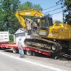 Rueben Schwartz regularly hauls a John Deere 160 excavator and a John Deere 750 dozer on his Rogers TAG25XXL trailer.