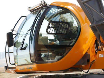 Among SANY's recent crawler crane innovations is the UltraCab, the new operator station designed by Porsche Design Studios.