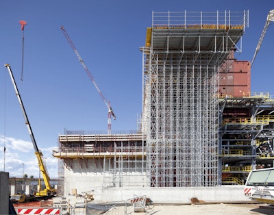 Scaffolding and formwork manufacturer Pilosio’s in-house technical design department developed custom made solutions to overcome the most complex building yard challenges.