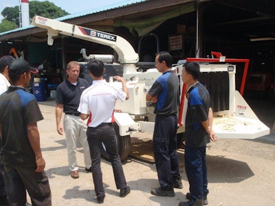 Terex names Bonco Enterprises Pte Ltd. its first distributor in Singapore.