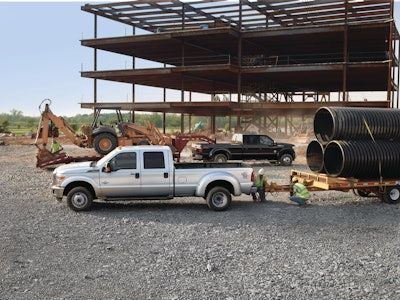 Ford engineers have raised conventional towing capacity of F-Series Super Duty to a class-leading 18,500 lbs.