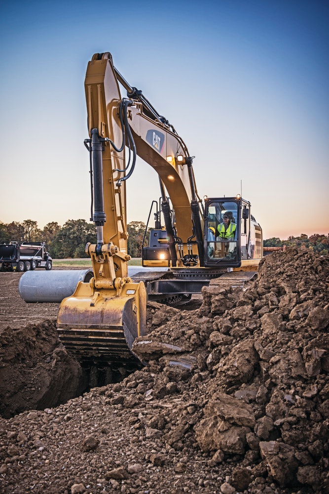 Caterpillar Unveils Its First Hybrid Excavator | For Construction Pros