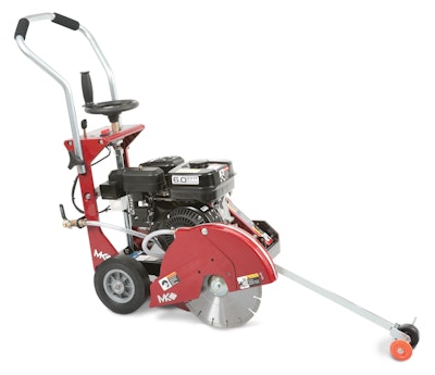 MK Diamond CX-3 concrete saw with Subaru EX17 engine.