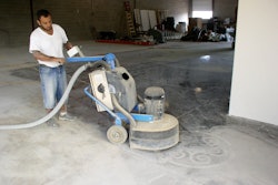 The author's company was hired to remove a decorative concrete floor they installed several years ago.