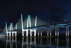 Rendering of Design Proposal 1 for New York's new Tappan Zee Bridge.