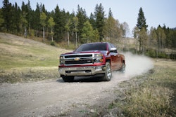 Coefficient of drag is down 5 percent on the 2014 Chevy Silverado 1500, with a tighter front end designed for maximum cooling.