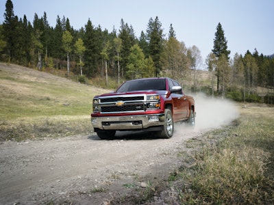 Coefficient of drag is down 5 percent on the 2014 Chevy Silverado 1500, with a tighter front end designed for maximum cooling.