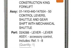 Case My Yard App Parts List 10843841