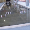 The penetrations required in this depressed area in an elevated floor slab make it difficult to use 10-foot straightedges and riding power trowels. Specifiers should consider these multiple obstructions to finishing operations when determining F-number values. In this case, the specifier required F-numbers in the small depressed floated area that was to receive ceramic tile for bathrooms.