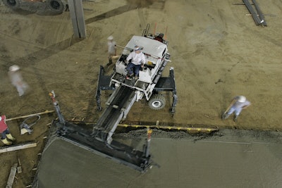 The Somero Laser Screed is an integral part of S&S Concrete Floors, increasing production and quality on the company’s industrial and commercial warehouse projects.