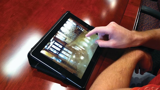 Contractors can use tablet computers to show off their project portfolios during one-on-one meetings. They offer a simple way to store and display photos and signal to your potential clients that you keep up with technology trends.