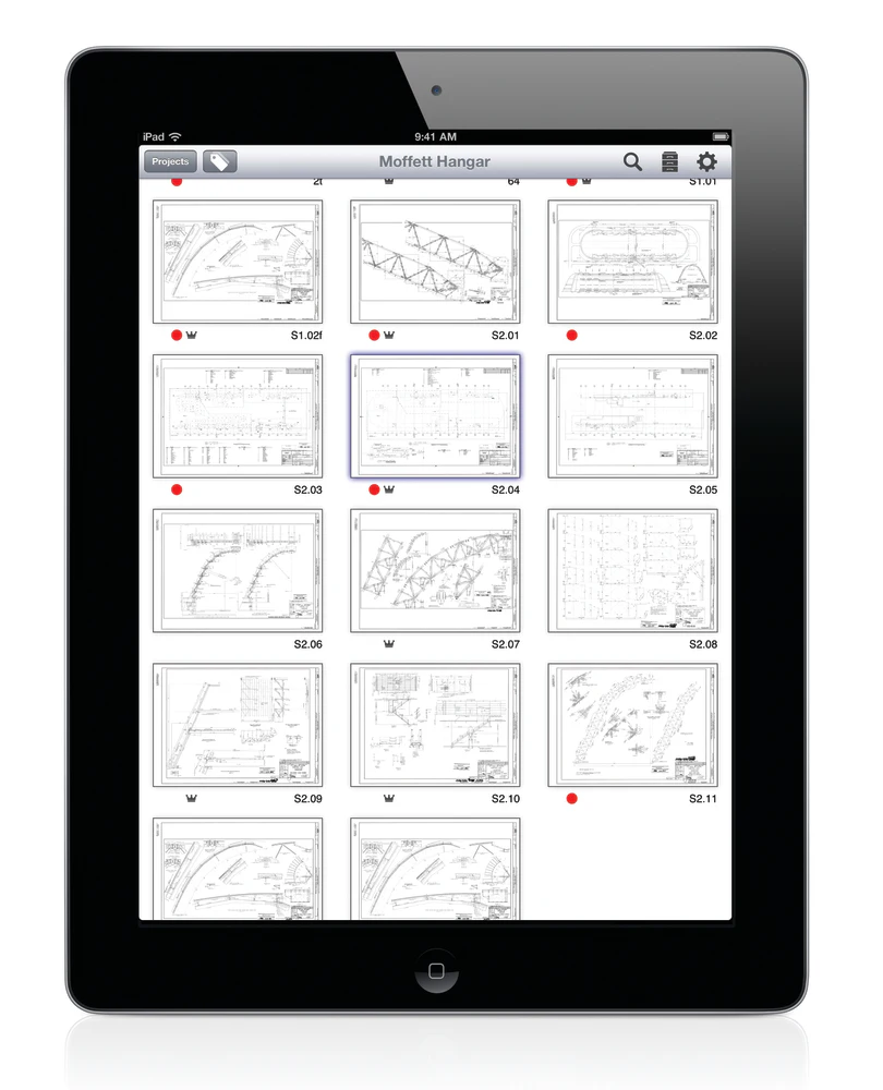 Planner Pro Gridview PlanGrid 2.2 iPad App From: PlanGrid | For Construction Pros