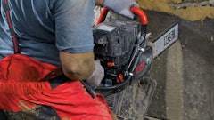 The ability to plunge cut is another advantage diamond chainsaws offer.
