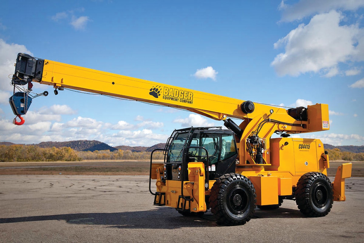 Badger CD4415 Rough Terrain Crane From Badger Equipment Co./Manitex