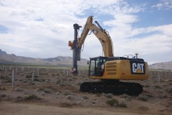 Due to envirnonmental impact concerns on the construction site, the excavators are allowed to maneuver and operate in the 130-foot wide no-drive zones due to their innovative design.