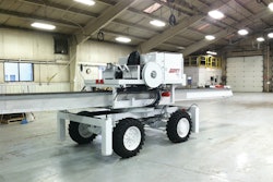 The first Somero Laser Screed, serial number 001.