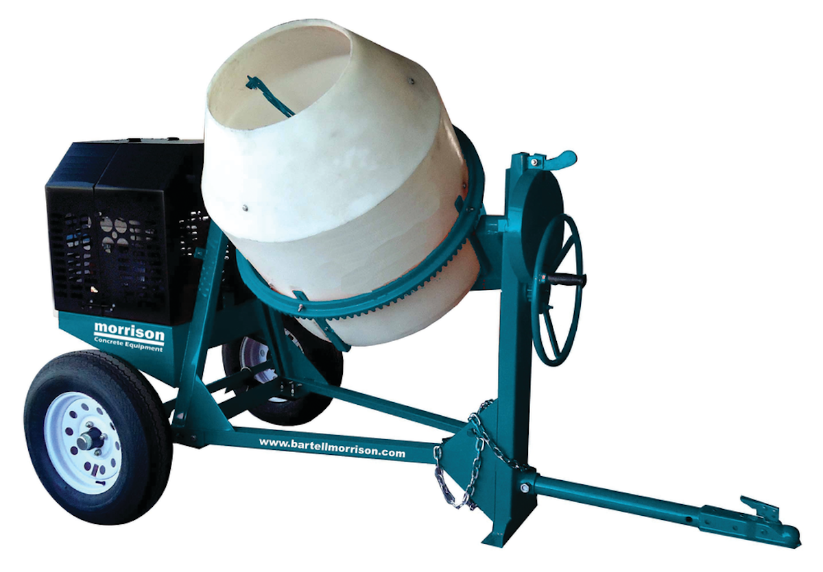 Poly Drum Mixers From Bartell Morrison Inc. For Construction Pros