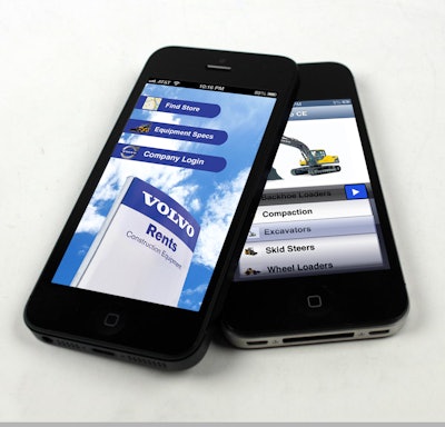 Volvo Rents I Phone App