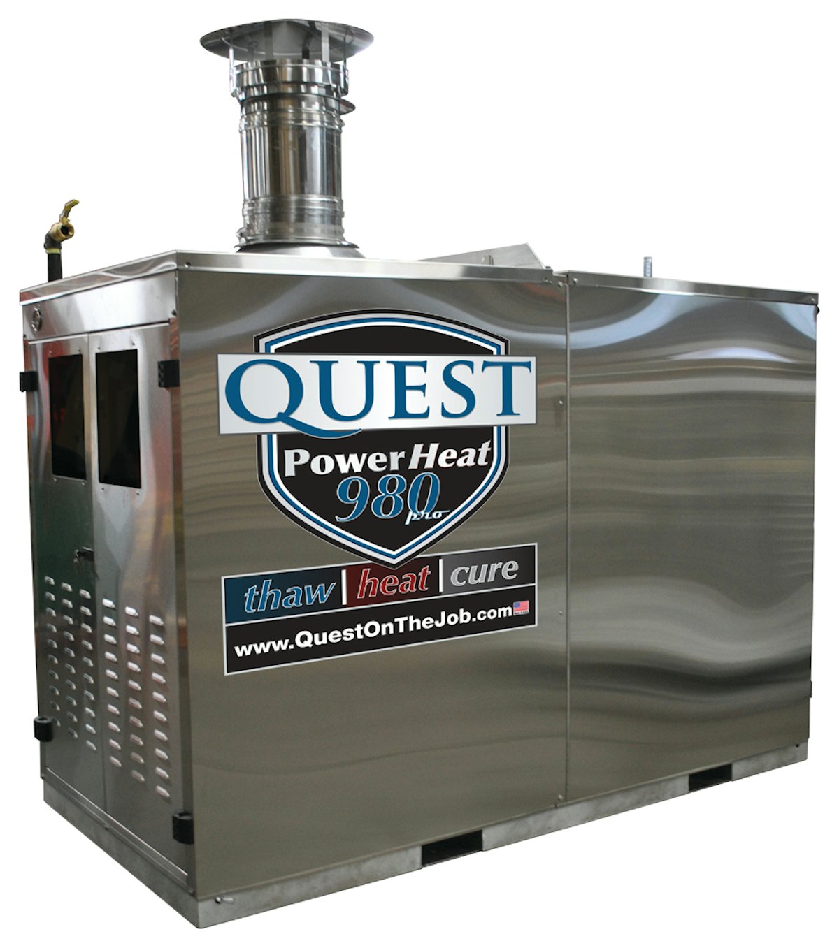 PowerHeat 980 Pro Trailer Mounted From Quest Climate Control Equipment
