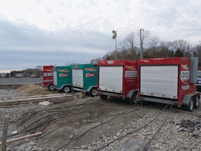 Engineered for reliable performance, the E3000 comes standard with 3,000 ft. of hose, allowing it to effectively cure up to 6,000 sq. ft. of concrete, up to 18,000 sq. ft. with accessories.