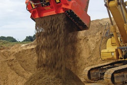 ALLU D-Series screener crusher buckets are capable of processing materials ranging from topsoil and clay, to blacktop and milled asphalt, to C&D waste and even glass.