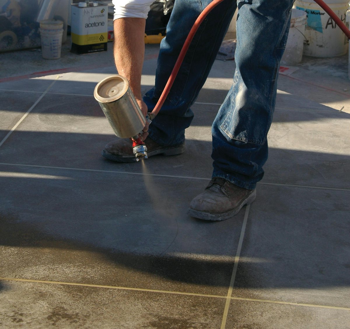 Stay Safe When Working with Solvents on Decorative Concrete Projects