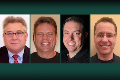Left to right, Larry Pecht, Mark Linn, Darren White and Jens Knudsen