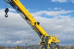 The 71.5-ton-capacity RT770E wields a 139 ft., five-section main boom from a 26-ft x 11-ft. chassis.