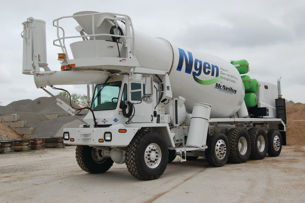 S-Series CNG Concrete Mixer From: Oshkosh Corp. | For Construction Pros