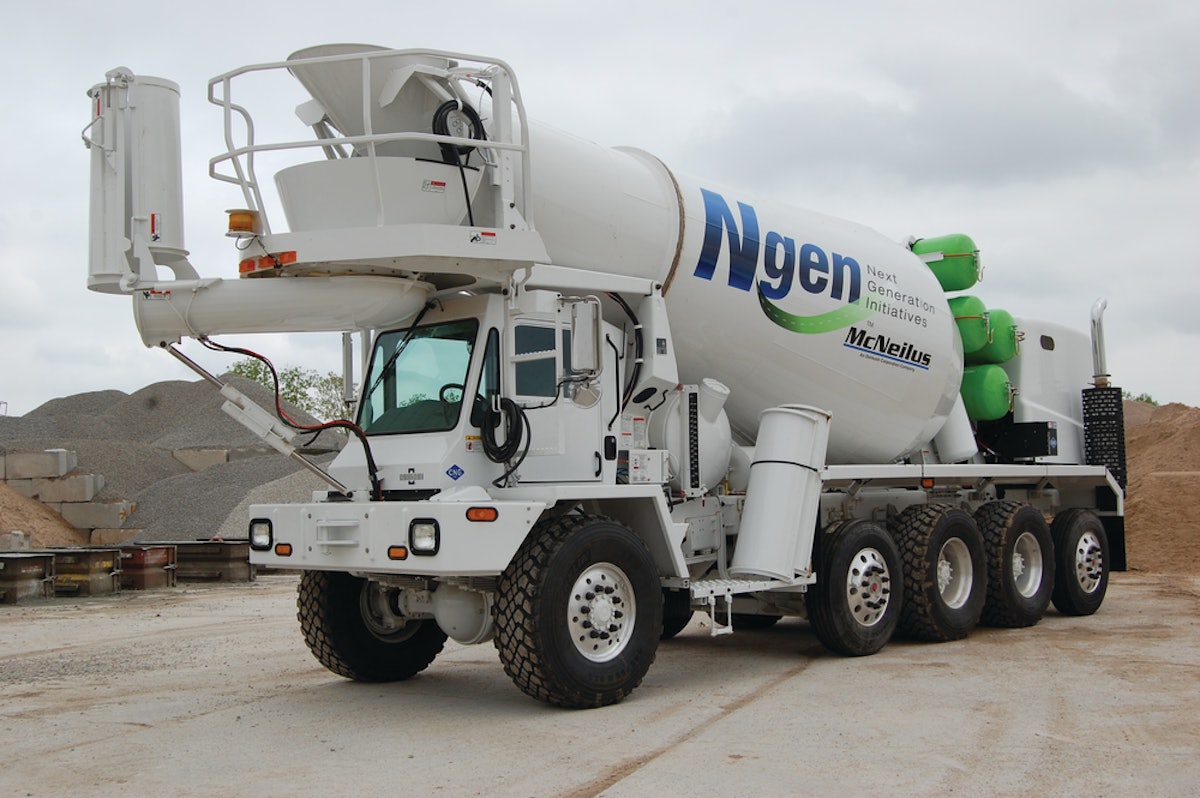 SSeries CNG Concrete Mixer From Oshkosh Corp. For Construction Pros