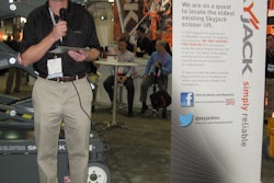Brad Boehler, president of Skyjack, kicks off Quest 2013 at The Rental Show in Las Vegas.