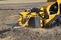 Vermeer introduces the SC30TX Stump Cutter at The Rental Show in Las Vegas.