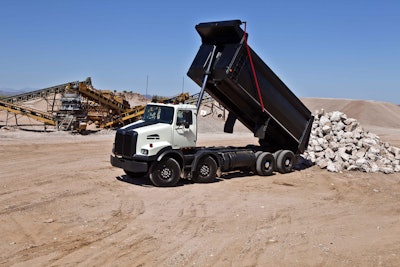 4800 Twin Steer Dump Raised