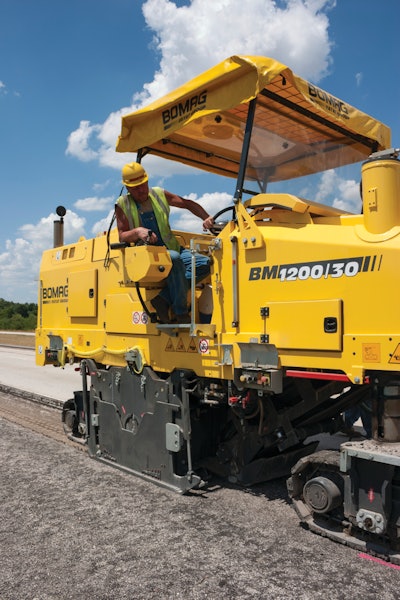 During its primary job, the milling machine removed approximately 10,000 tons of asphalt, which the company, in turn, was planning to use for general fill material at another location.