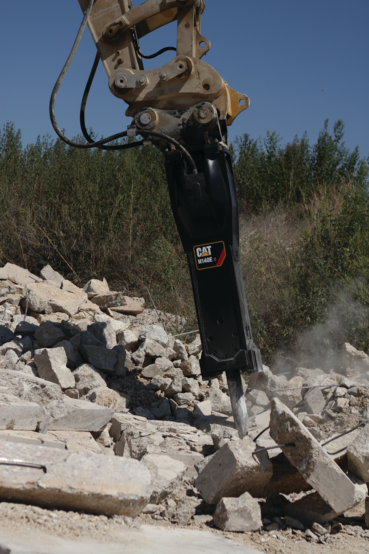 E Series Hammers for Medium & Large Excavators From Caterpillar Cat