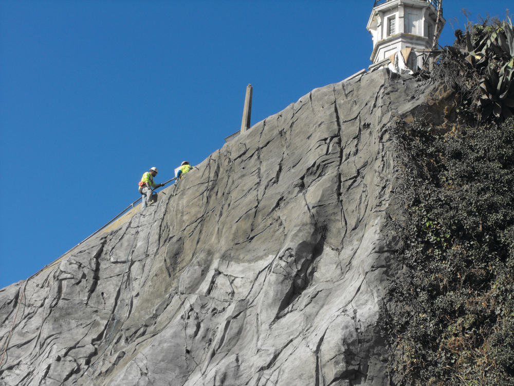 Quikrete Shotcrete Repairs And Stabilizes Failing Slope On Alcatraz Island For Construction Pros