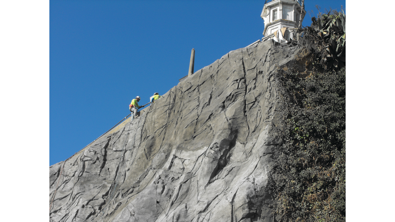 Quikrete Shotcrete Repairs And Stabilizes Failing Slope On Alcatraz Island For Construction Pros Quikrete Shotcrete Repairs And Stabilizes Failing Slope On Alcatraz Island For Construction Pros