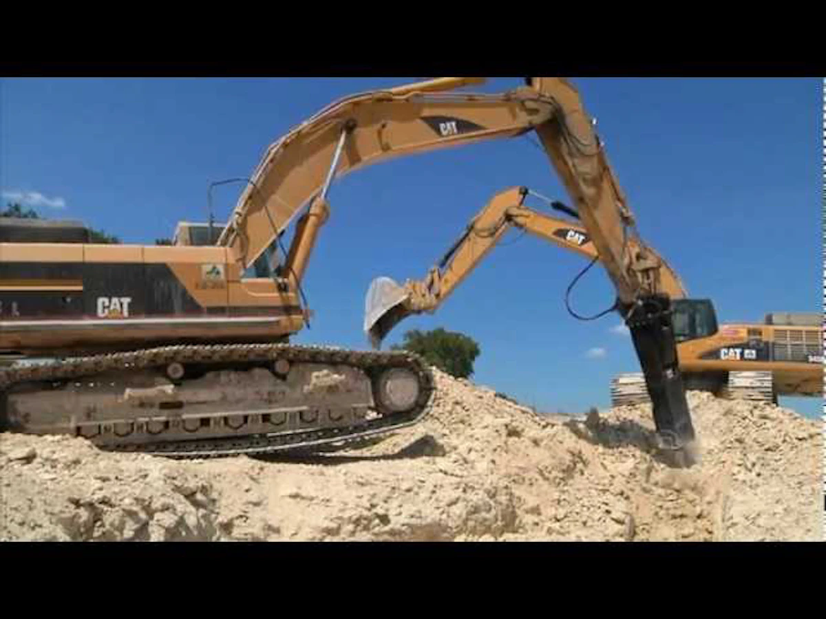 Video: Caterpillar H180Es Hammers | For Construction Pros