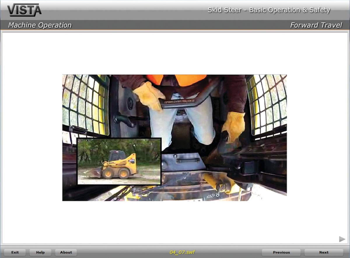 Skidsteer Loader Training Program From VISTA Training Inc. For