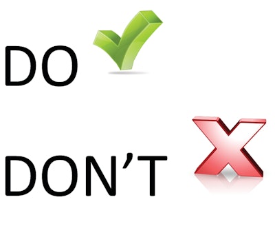 It is important to set goals for your company but don't set ones that you cannot achieve or that are arbitrary.