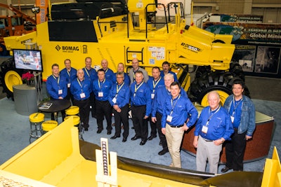 At the recent World of Asphalt show in San Antonio, TX, Bomag displayed several machines recently acquired by Terex.