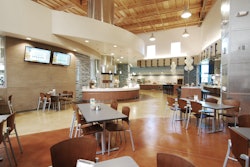 Stained concrete floors in William Jessup University submitted by Paul Wolff Company, Lindon, Utah.