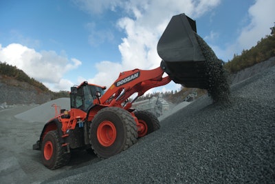 Doosan balances fuel economy and performance by making sure systems operate variable and on demand.