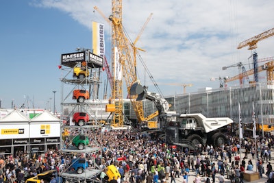 A total of 3,420 exhibitors presented the latest products and innovations in construction and mining machinery on 6.1 million sq. ft. of indoor and outdoor exhibition space.