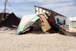 Hurricane Sandy leveled these small houses - many of which were vacation homes - all along the length of the Barrier Island situated off the coast of New Jersey.