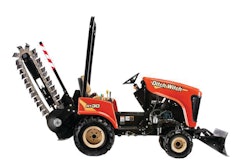 Ditch Witch introduced the RT30 at The Rental Show this year. This new model is designed for those looking for a less-expensive, entry-level ride-on trencher.